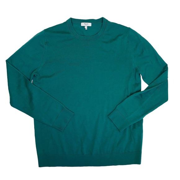 Reiss Other - Reiss Mens Green Wool Sweater M